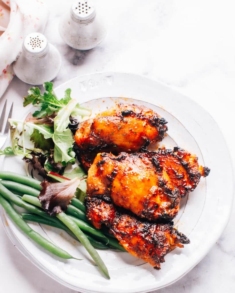 Air Fryer Boneless Chicken Thighs.